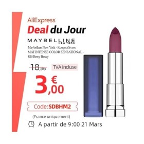 Rouge à Lèvres Matte Color Sensational Gemey Maybelline