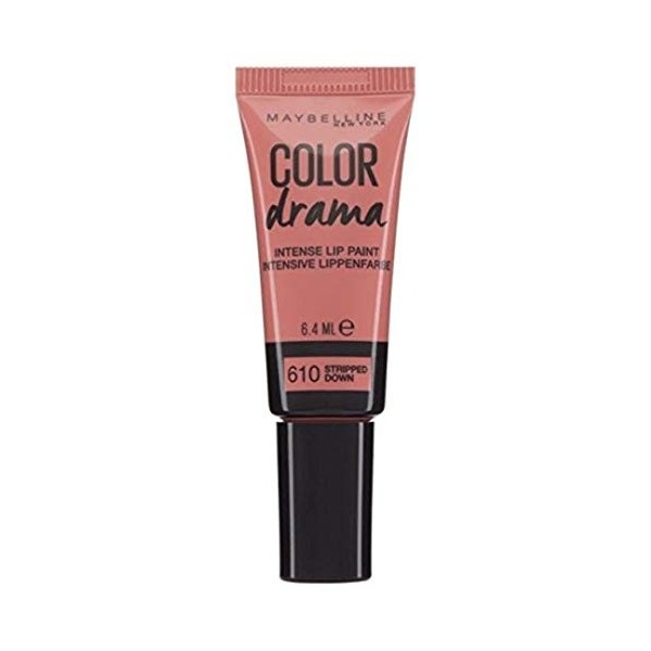 Maybelline Color Drama Lip Paint Tinta Labbra, 610 Stripped Down