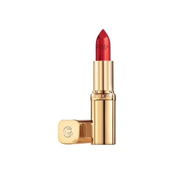 LOréal Paris Color Riche Satin Smooth Rouge à lèvres hydratant à pigment pur, avec oméga 3 et vitamine E, 152 A La Mode