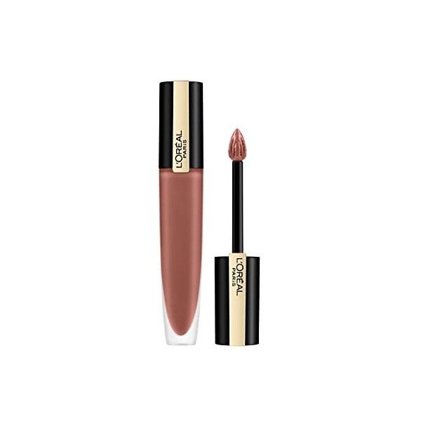 LOréal Paris Rouge Signature 122 I Tease - Rouge à lèvres léger et hautement pigmenté avec finition mate - 7 ml