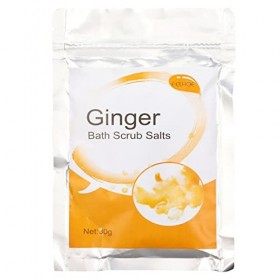 Bain gommage sel gingembre, corps gommage sel, exfoliant hydratant nettoyage en profondeur tremper sel de douche pour les soi
