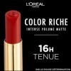 LOréal Paris - Coffret 3 Rouges à Lèvres - Mat et repulpant - Color Riche - Teintes : Nude Independant 640 , Rouge détermin