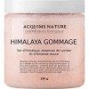 Acquims Nature Gommage revitalisant au Sel de l’HIMALAYA 250g - Gommage Nourrissant au Sel 100% biologique - Riche en Minérau