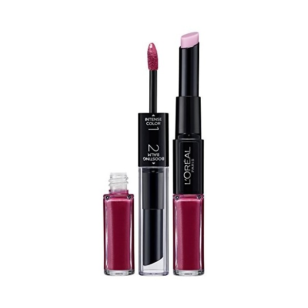 LOréal Paris - Make Up Designer Paris Infaillible Rouge à Lèvres Longue Tenue 214 Raspberry