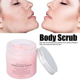 340g Gommage Corporel, Nettoyage en Profondeur, Corps Nourrissant, Exfoliant, Gommage au Sel Gommage Exfoliant pour le Corps 