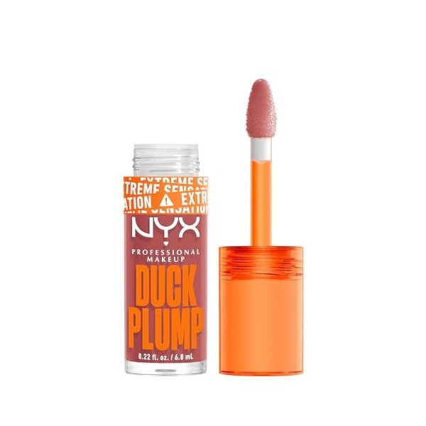 NYX Professional Makeup Laque à Lèvres Repulpante, Couleur Intense, Hautement Pigmentée, Fini Ultra-Brillant, À lHuile de Gi