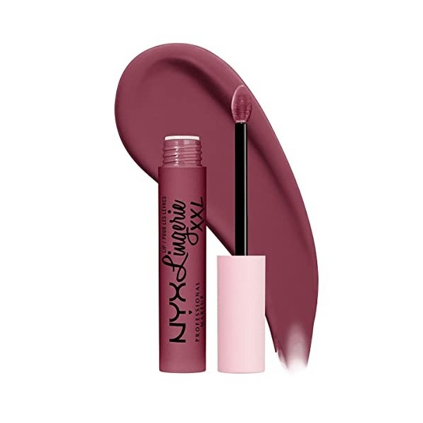 NYX Professional Makeup Lip Lingerie XXL Rouge à lèvres liquide longue tenue Formule végétalienne Bust-ed