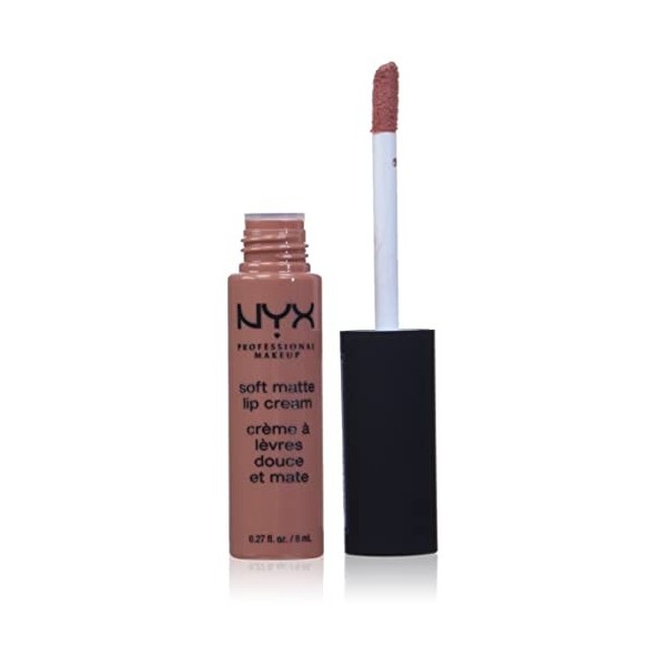 NYX Professional Makeup Rouge à Lèvres Soft Matte Lip Cream, Fini Mat Crémeux, Couleur Ultra-Pigmentée, Tenue Longue Durée, T