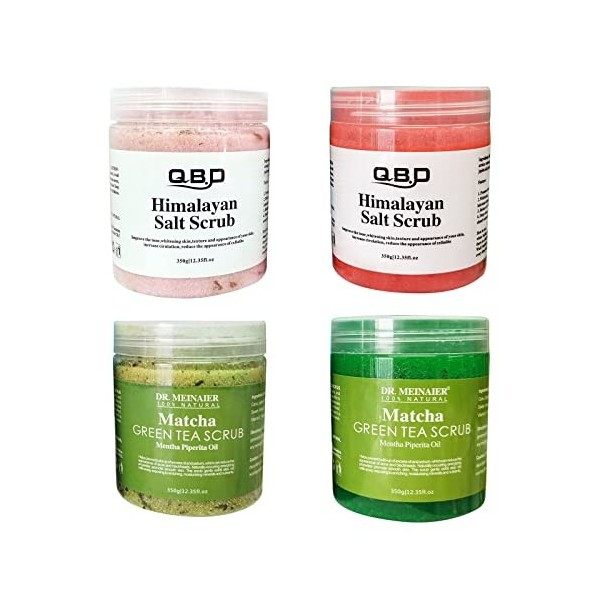 Youfuckl DRMEINAIER Gommage Pieds et Corps sels de lHimalaya Gommage exfoliant infusé pour tonifier Peau Gommage sels exfoli