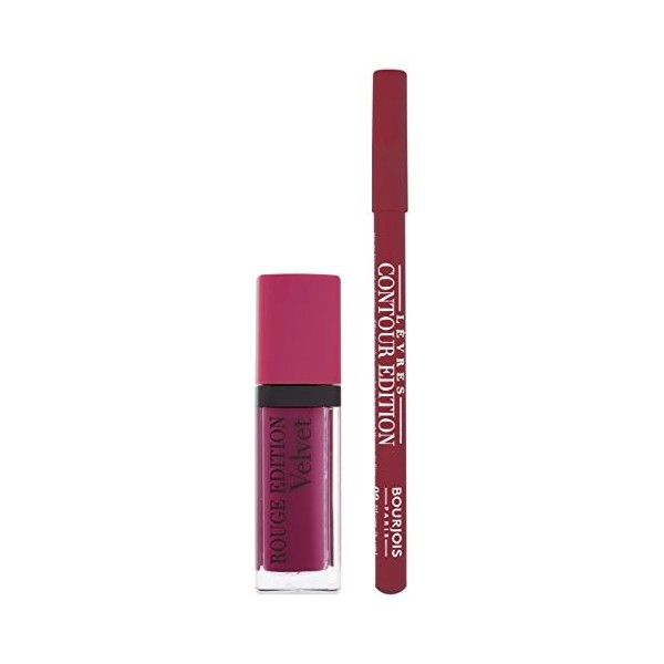 Bourjois Ooh La Velvet Rouge à lèvres et crayon à lèvres – 14 Plum Plum Girl