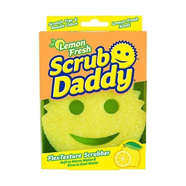 Scrub Daddy Mousse FlexTexture Fresh Lemon - 1 pièce