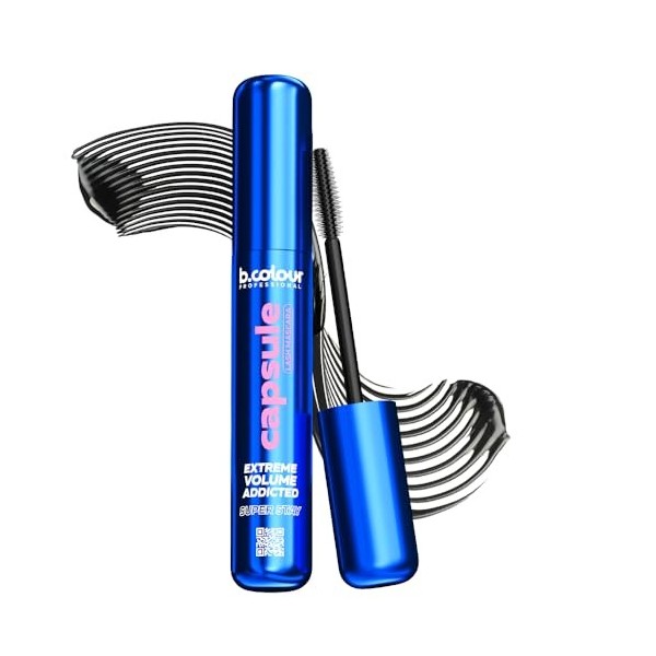 B.COLOUR PROFESSIONAL Mascara noir super résistant / 04 Volume extrême, CAPSULE