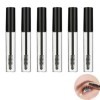 6 Pièces Tube Mascara Vide, 10 ml Flacon Maquillage des Yeux Transparent, Vide Mascara Tubes avec Brosse à Cils, Cils Brosse 