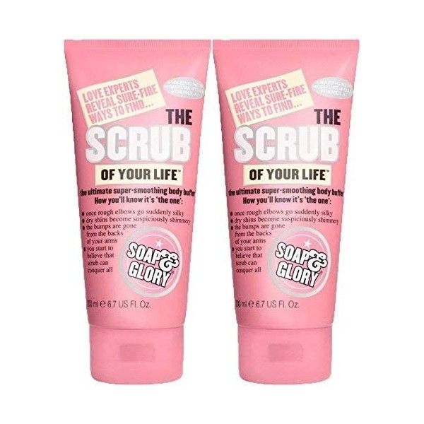 Soap And Glory The Scrub Of Your Life Body Buffer 200ml - Pack Of 2