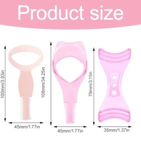 3 En 1 Outils De Cils Mascara,3Pcs Outil de Maquillage,Aide Maquillage Femme Yeux,taille compacte,opération Simple,Bas Cils M