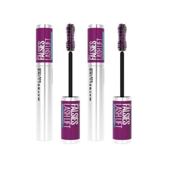 Garnier Lash Lift 01 Black Mascara Waterproof 1 Unité Lot de 2 