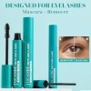 UCANBE Mascara Noir et Démaquillant, Mascara Waterproof Avec Gel Démaquillant Pour Les Yeux Sensibles, Volumateur, Allongeant