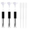 Lot de 3 tubes vides rechargeables pour mascara - Avec entonnoirs et pipettes de transfert - 10 ml