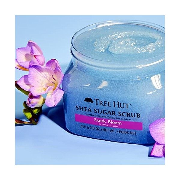 Exfoliating sugar scrub exotic flower 510 gr