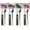 Ensembles de mascara coloré, 4 pièces mascara coloré, cils volumineux, séchage rapide, mascara volumineux charmant longue dur