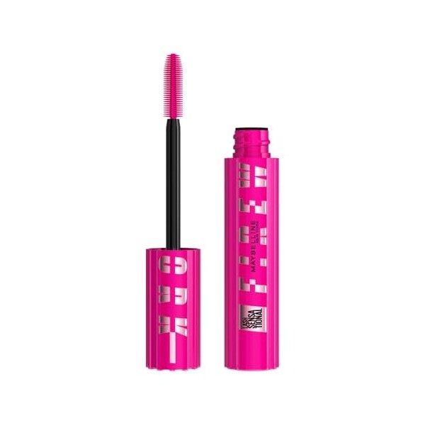 Maybelline New York – Lot de 2 Mascaras Volume & Définition – Effet Cils Déployés 360° – Tenue 24H – Sans Paquet – Sensationa