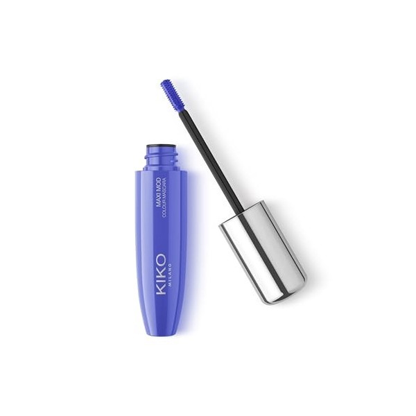 KIKO Milano Maxi Mod Colour Mascara 01, Mascara Coloré Avec Mini-Applicateur Et Effet Volumateur Maxi