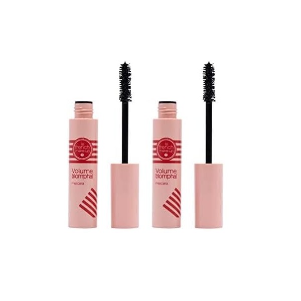 LE FRENCH MAKE UP | Mascara Volume Triomphal Waterproof Noir Lot de 2 