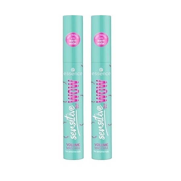 Essence - Mascara Volumateur Sensitive But Wow Lot de 2 