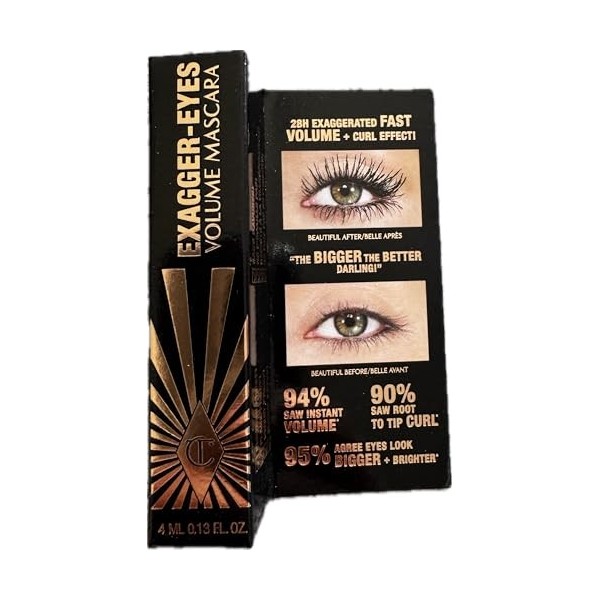 Charlotte Tilbury | Exagger-Eyes Volume Mascara | Exagger-Black | 4 ml