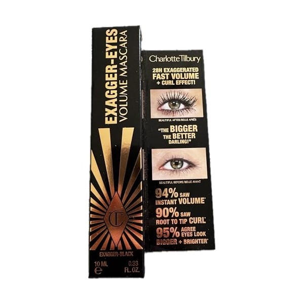 Charlotte Tilbury | Exagger-Eyes Volume Mascara | Exagger-Black | 10 ml