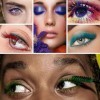 Mrettick 6 couleurs Mascara coloré Set pour cils, Violet Vert Rose Rouge Coloré Mascara Imperméable Charmant Longue Durée Vol