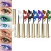 Joyeee Mascara Couleur, 7PCS Mascara Bleu Rose Vert Marron Waterproof Effet Faux Cils Volume, Long Lasting Thicky Allongement