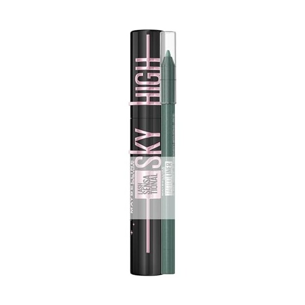 Maybelline New York Lash Sensational Sky High 7,2 ml avec stylo gel de tatouage n° 815 Tealtini