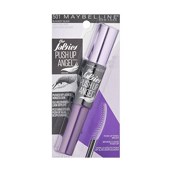 MAYBELLINE The Falsies Push Up Angel Washable Mascara - Blackest Black