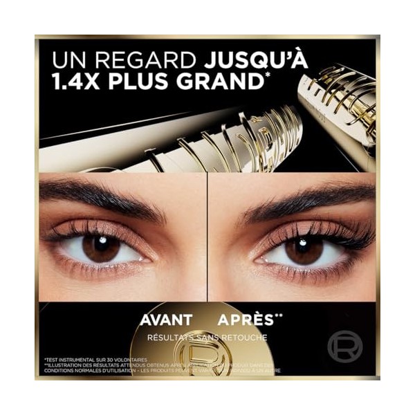 LOréal Paris - Coffret Regard - Mascara Volume Panoramique - Sans Paquet - Panorama Volume Millions de Cils + Liner Feutre -