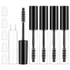 Lot de 5 tubes de mascara vides de 10 ml avec baguette, tubes de mascara vides pour huile de ricin, tube de mascara vide et b