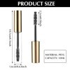 5 Pièces Tubes de Mascara Vides 10ml Bouteille de Mascara Rechargeable avec Brosse à Cils Mascara Récipient Transparent Boute