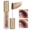 Mascara Couleur Imperméable À L’eau Étincelant Mascara Coloré Mascara Waterproof Long-Lasting Not Blooming Mascara Diamant Co