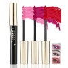 Mascara Volume et Longueur- 2Colors Vert Mascara Extension de Cils Effet Volume, Waterproof et Longue Tenue,Not Blooming Eye 