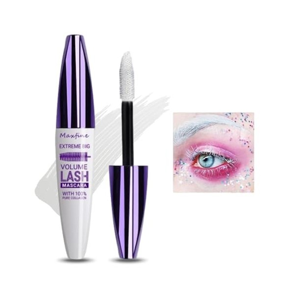 Crème de mascara volume et longueur 5D, Mascara dextension de cils à effet de volume, Mascara dextension de cils, résistant