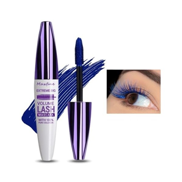 Crème de mascara volume et longueur 5D, Mascara dextension de cils à effet de volume, Mascara dextension de cils, résistant