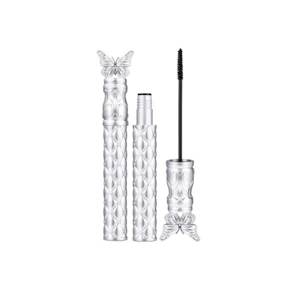 Mascara noir waterproof à petite brosse, longue durée, résistant aux bavures, cils volumineux, cadeau 1 pièce 