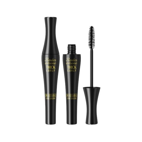 Mascara noir 4D Silk Fiber Lash, Mascara imperméable longue durée, volume et naturel, exquise plénitude, allongeant, épaissis