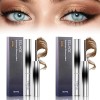 2PCS Mascara,Mascara Noir,Noir Mascara,3D Curling Eyelash Iron Mascara,Mascara Waterproof et Anti-taches,Long Lasting,No Flak