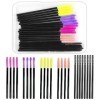 16pcs Brosse à Cils, 5 Styles Applicateur De Peigne à Cils, Brosses à Mascara En Silicone, Outil De Maquillage Beauté, Brosse