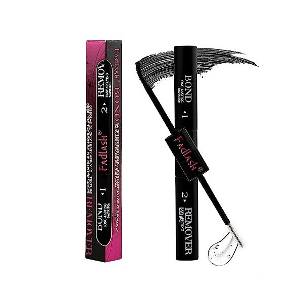 Fadlash Noir Mascara Volume Waterproof Longueur Convient aux Yeux Sensibles Thick Curling Lengthening Tenue 24H Conception à 