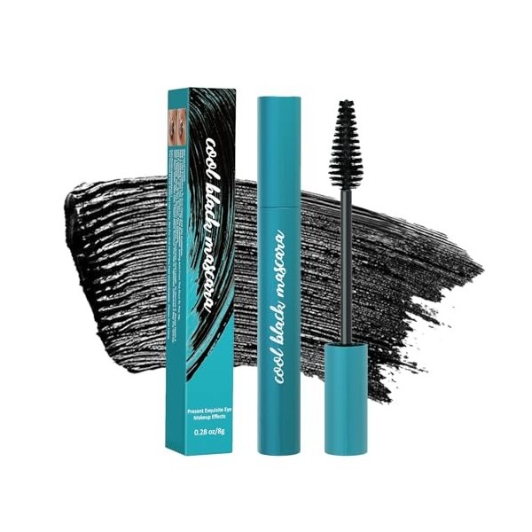 Mascara, Mascara Volumateur et Allongeant, Lash Extension Mascara, Natural and False Lash Look in One, Long Lasting for Defin