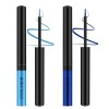 Apooliy 2pcs Matte Eyeliner,Eyeliner liquide waterproof,Stylo Eyeliner 2 Couleurs Longue Tenue，Stick Eyeliner coloré à séchag