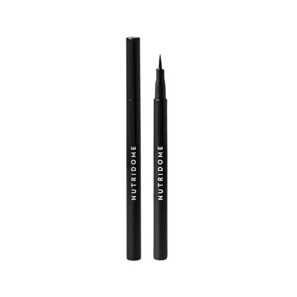 Nutridome - Crayon Eyeliner 01 Noir 1,2 ml - Noir intense, Longue tenue, Avec pointe fine et précise et colorant naturel, Uti