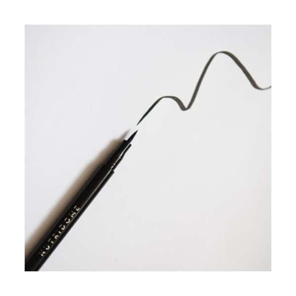 Nutridome - Crayon Eyeliner 01 Noir 1,2 ml - Noir intense, Longue tenue, Avec pointe fine et précise et colorant naturel, Uti